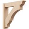 Ekena Millwork 6-in W x 26-in D x 26-in H Balboa Trad Rough Cedar Woodgrain TimberThane Outlooker, Primed Tan OUTUR060X26X26BOA04RCPR - alternate 1